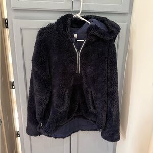 FP Movement by Free People Navy Fleece Hoodie